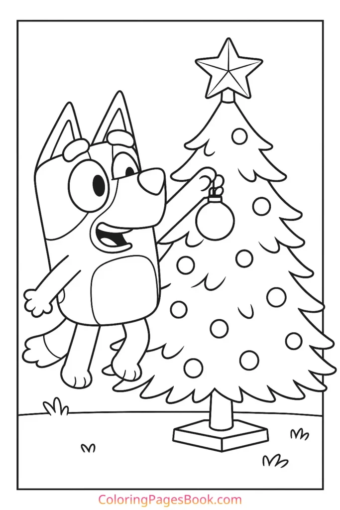 Decorating a Christmas Tree