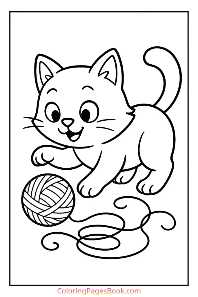 Playing with Yarn Ball