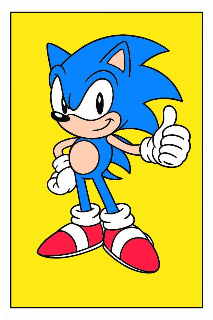Sonic Coloring Pages