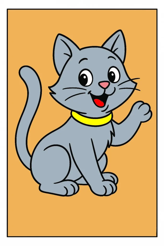 cat color cover page