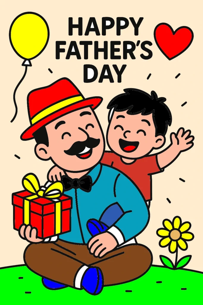 fathers day color cover