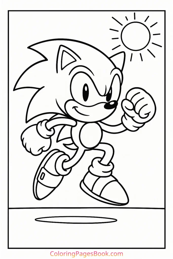 sonic with sun