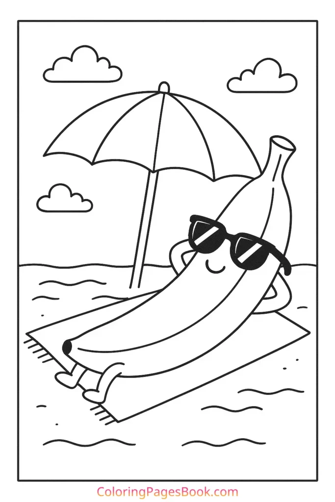 Banana at the Beach