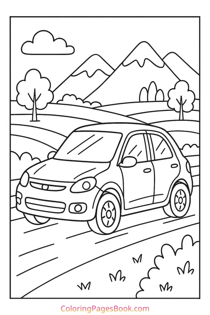 Driving Through the Countryside