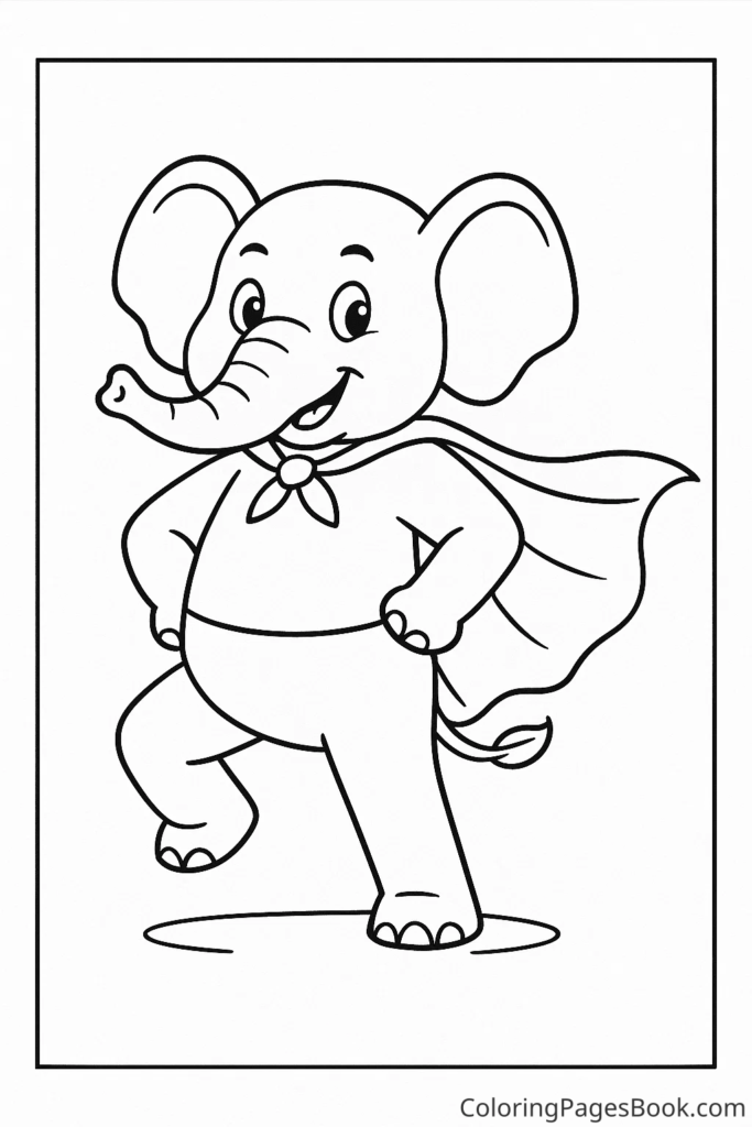 Elephent Superhero Cape