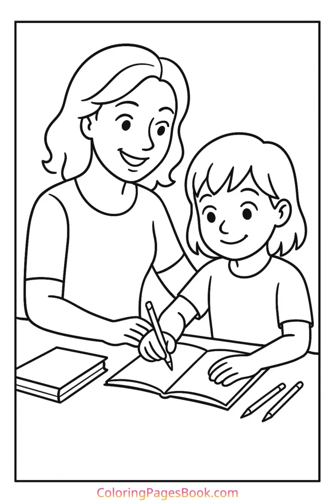 Helping Child with Homework