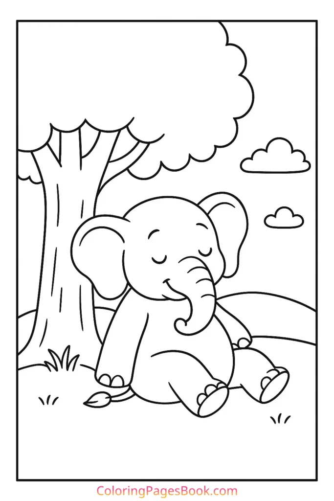 Resting Under a Tree