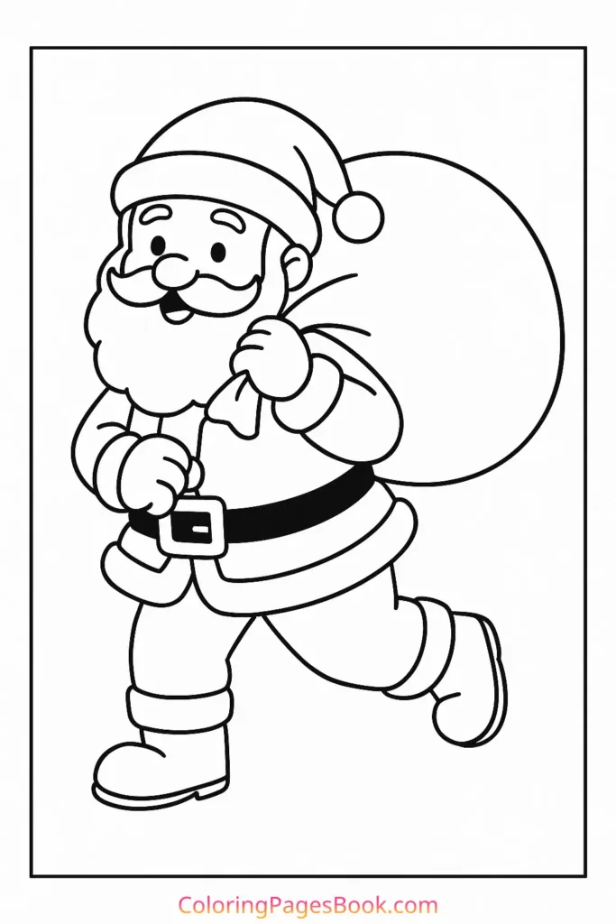 Santa Delivering Presents