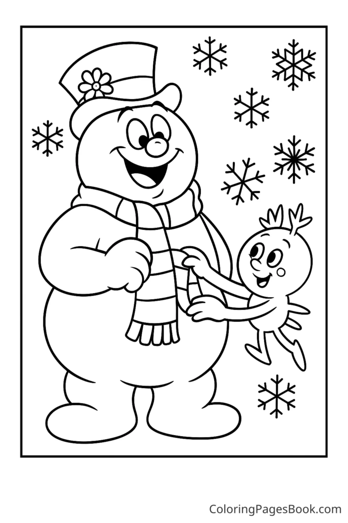 Frosty the Snowman Gets a Scarf