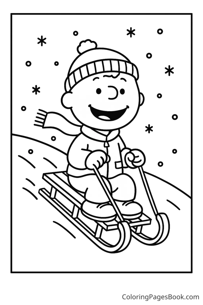 Sledding Down a Hill