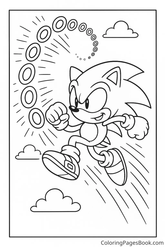 Sonic Chasing a Ring
