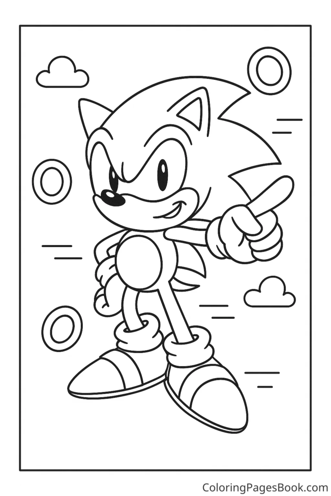 Sonic Pointing Forward