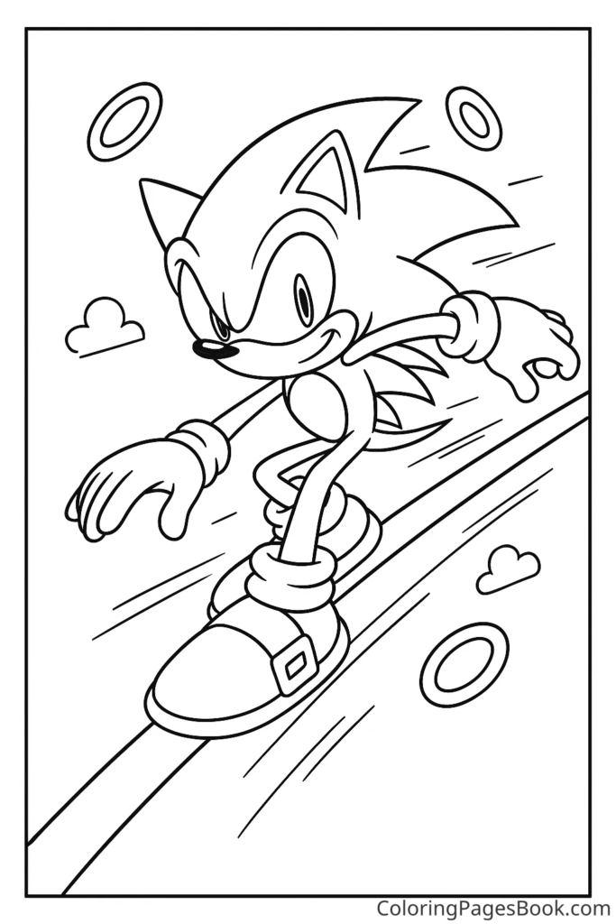 Sonic Sliding on a Rail