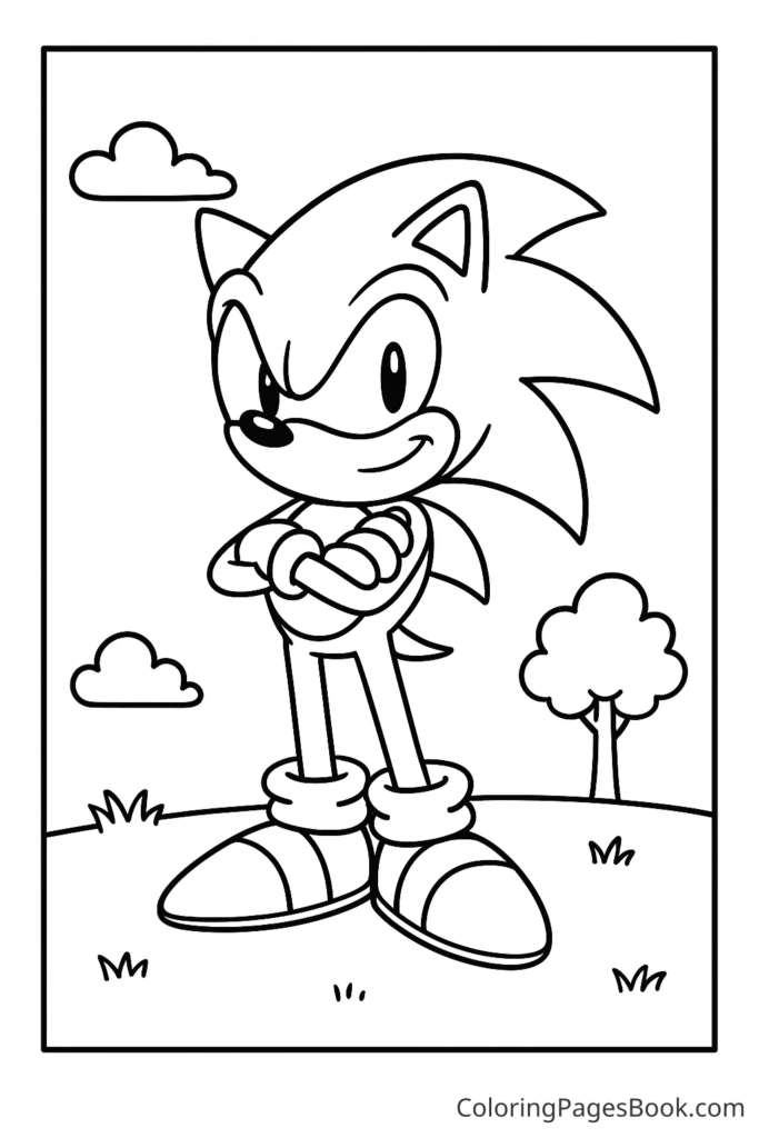 Sonic Standing Confidently