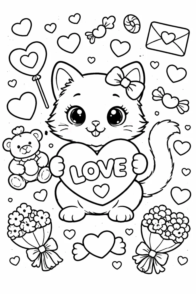 Valentines Day Coloring Pages