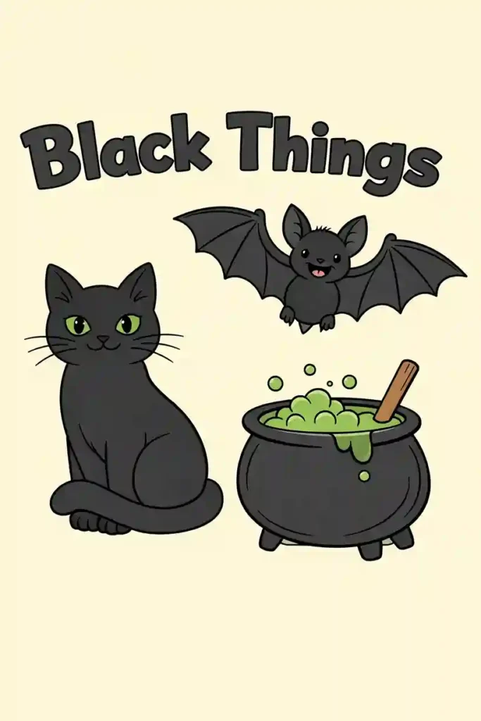 Colored Black Things