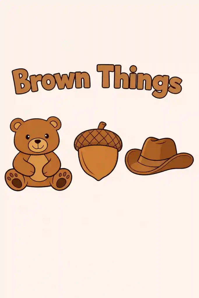 Colored Brown Things
