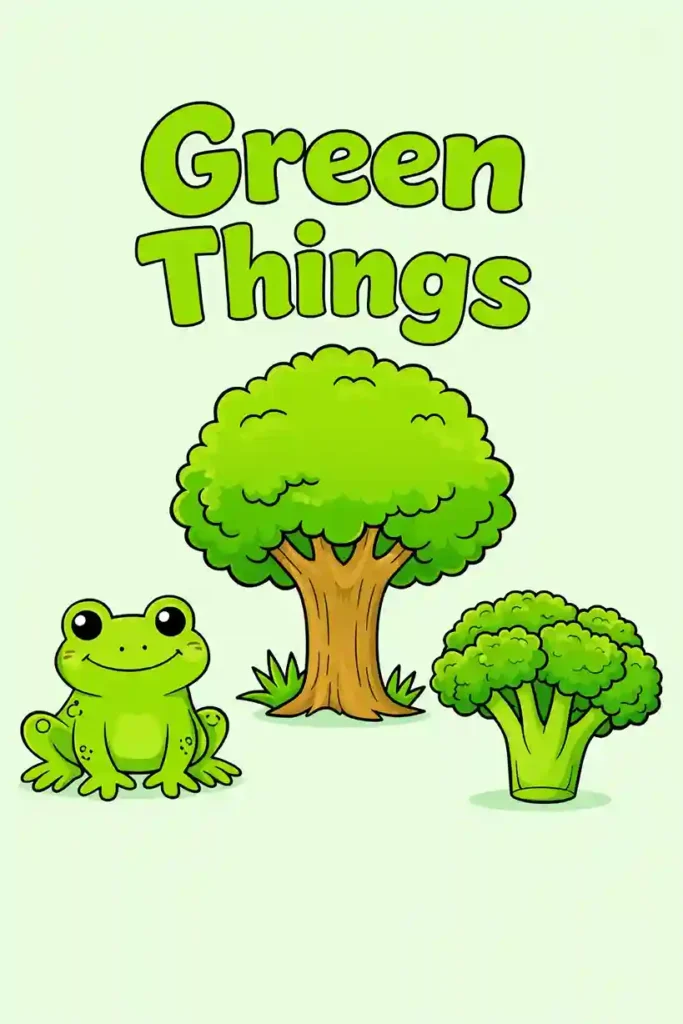 Colored Green Things