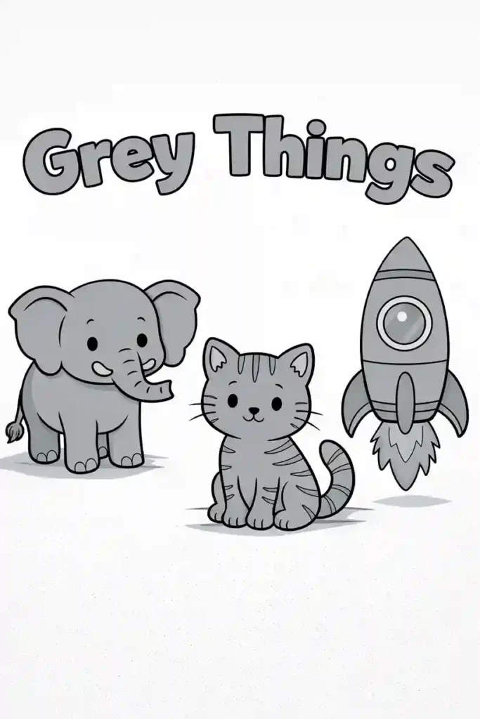 Colored Grey Things