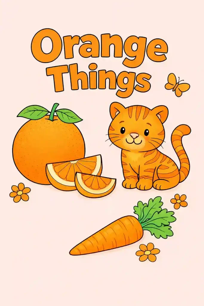 Colored Orange Things