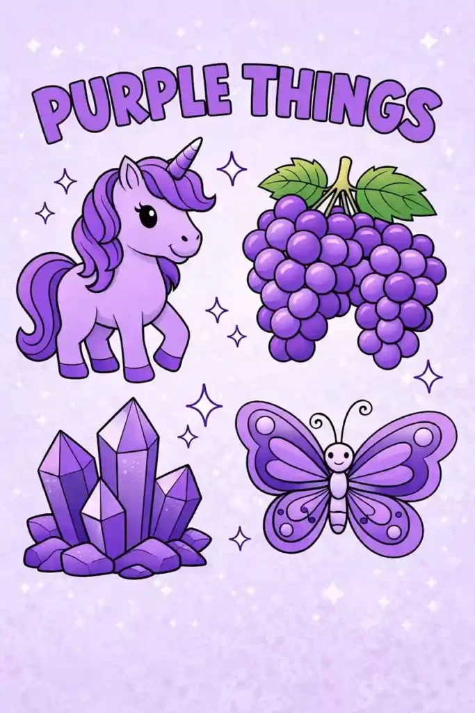 Colored Purple Things