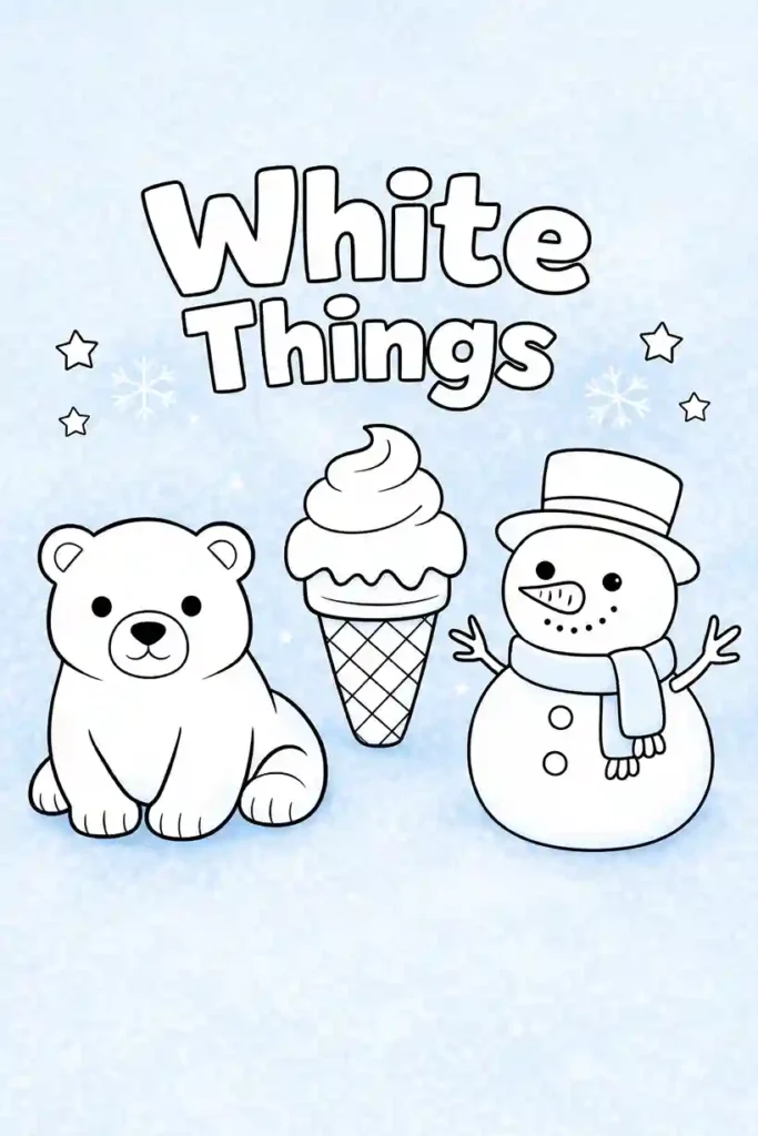 Colored White Things