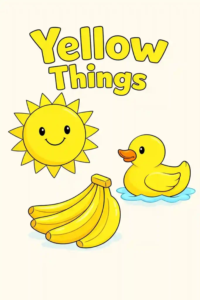 Colored Yellow Things